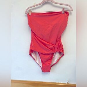NWT Michael Kors Nectarine One‎ piece Swimsuit Sz 12